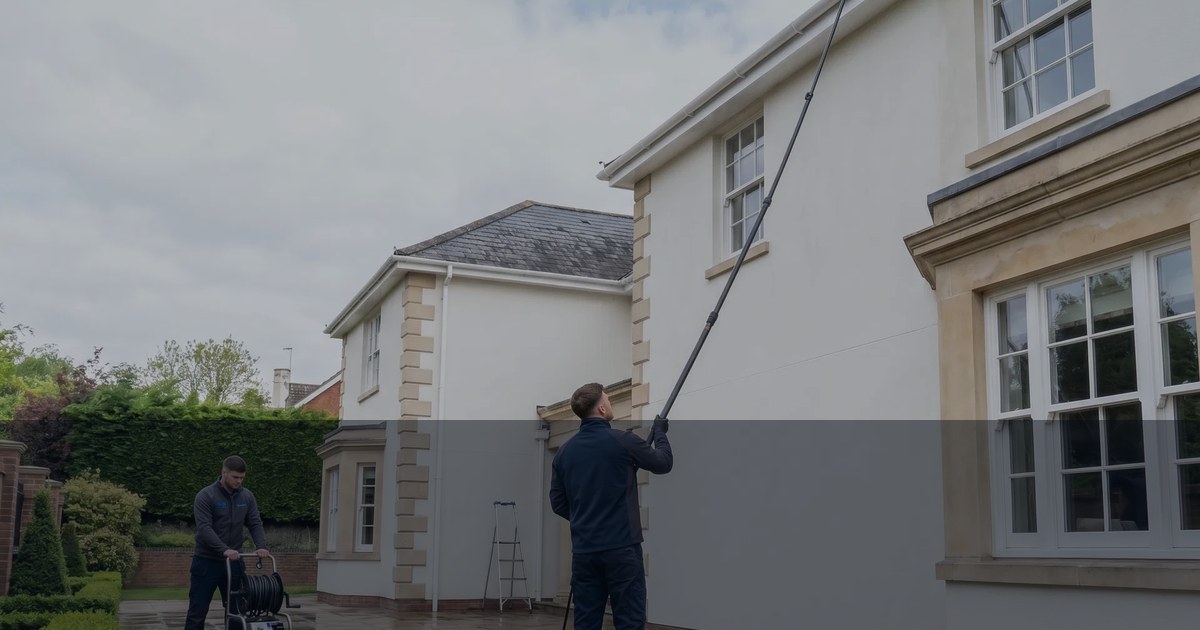 Portishead roof after moss removal and biocide treatment